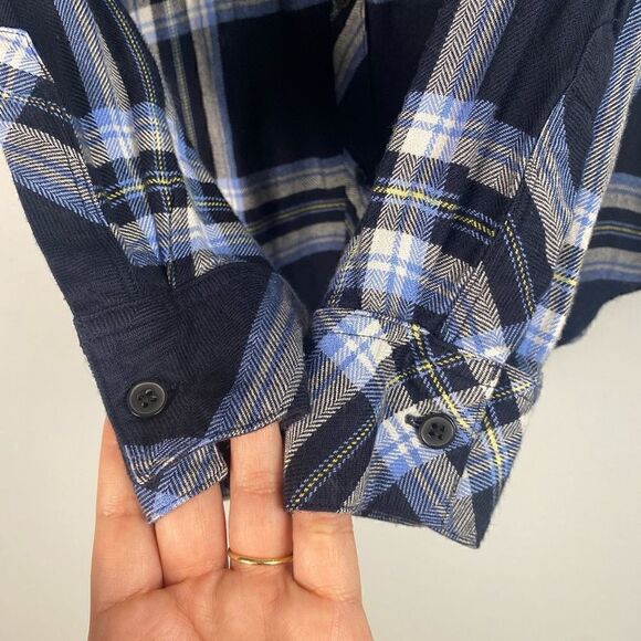 RAILS Hunter Plaid Button Down Shirt in Admiral Blue - Picture 4 of 8